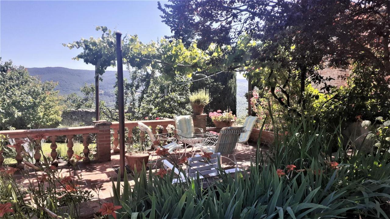 Vila Casa Di Leo With Pool Radicondoli Exteriér fotografie